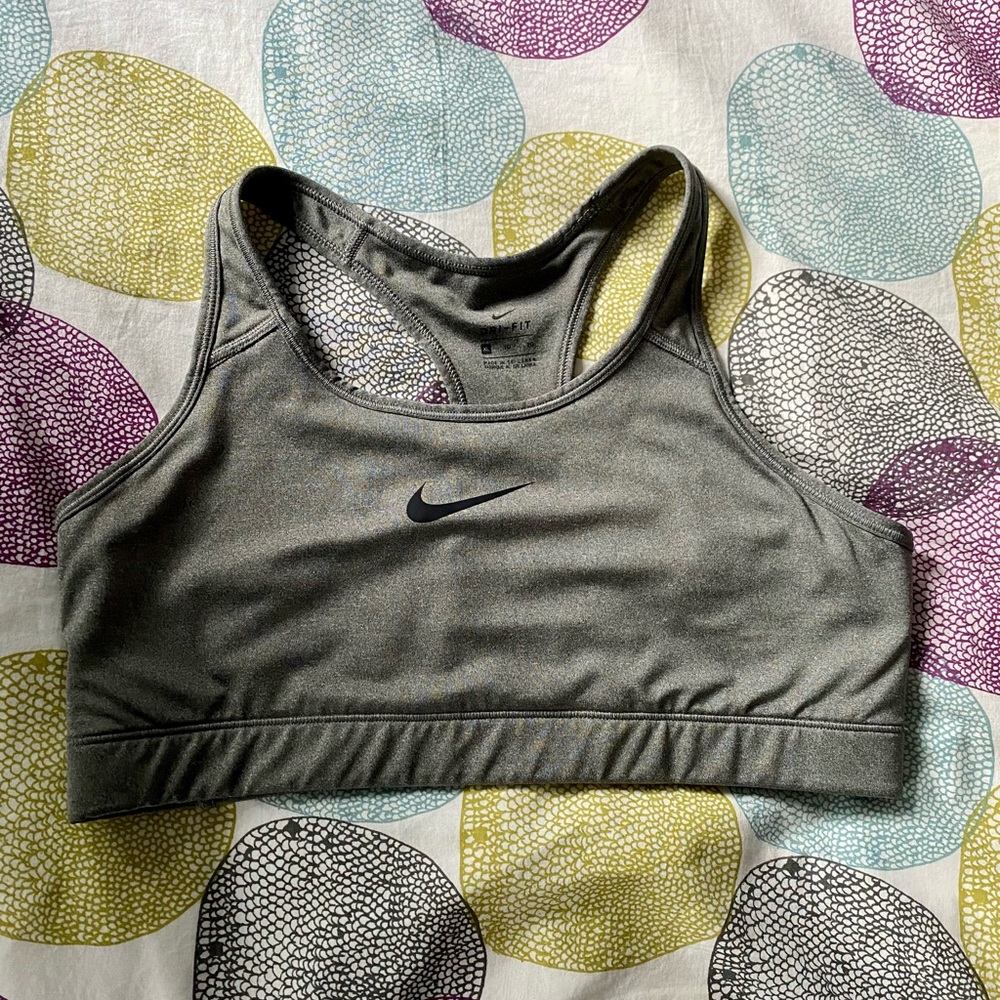 Gray Nike Sports Bra XL